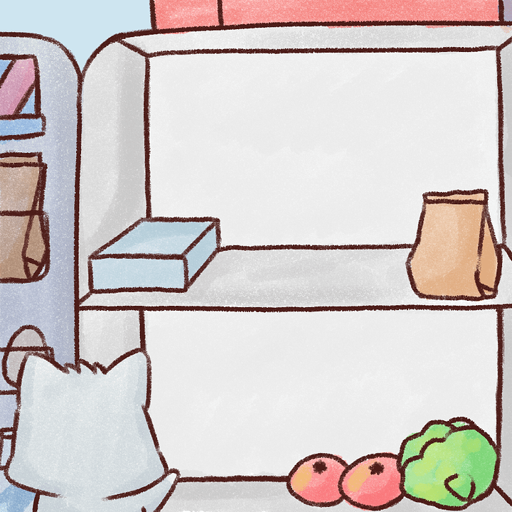 Nyx's refrigerator~ | 6cm memopad product image (1)