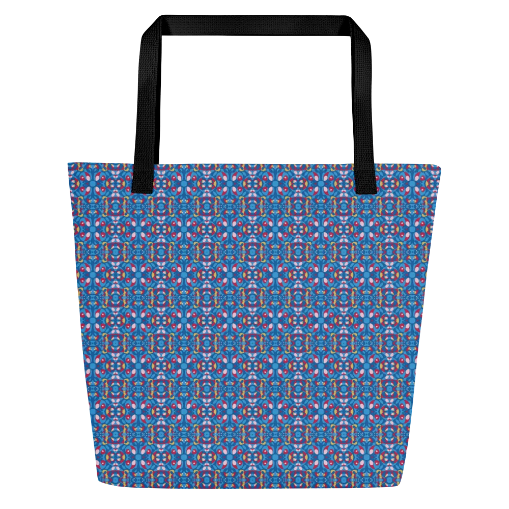 Peppermint Prism – Large Tote Bag with Pocket product image (1)