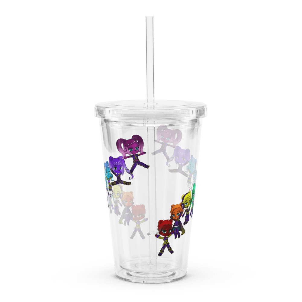 Shadow Bears (Leap of Happiness) Plastic Tumbler 16oz product image (1)