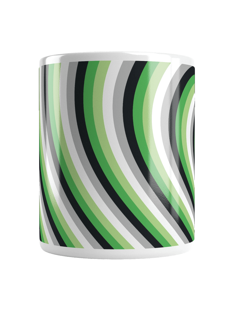 Aromantic Pride Hearts Mug (Left-handed) product image (6)