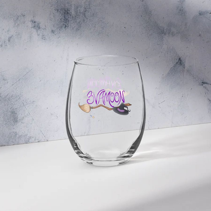 3VAMOON Witch Broom Stemless Wine Glass product image (10)