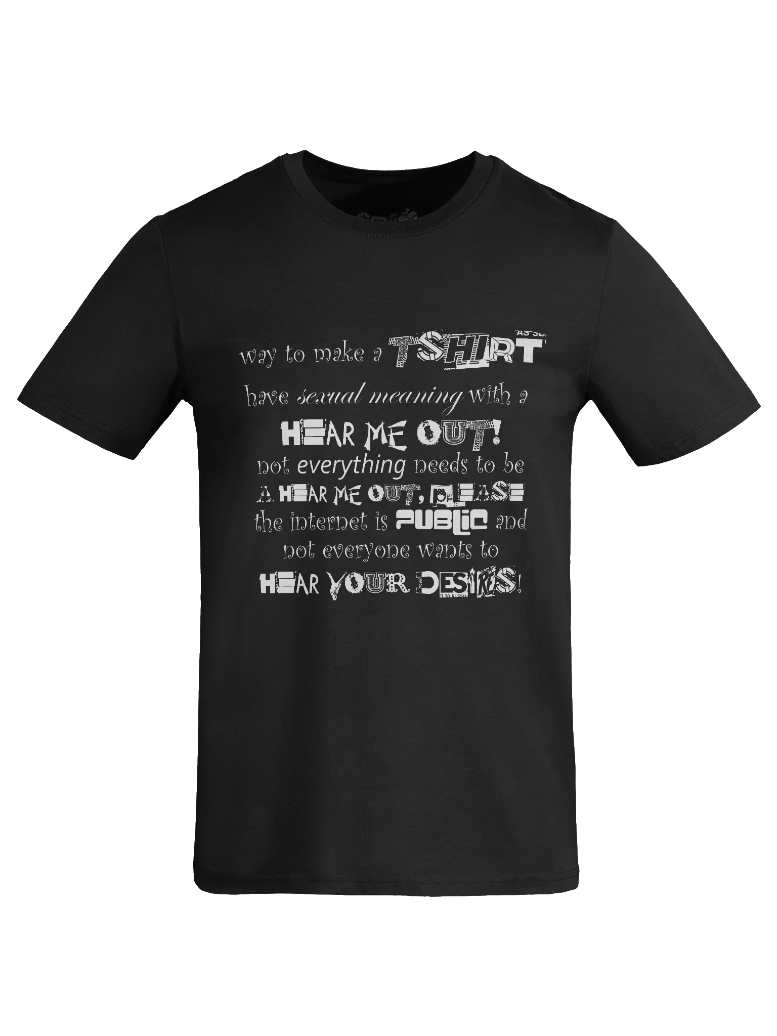 ANTI-HEAR ME OUT SHIRT (EMO VERSION) product image (7)