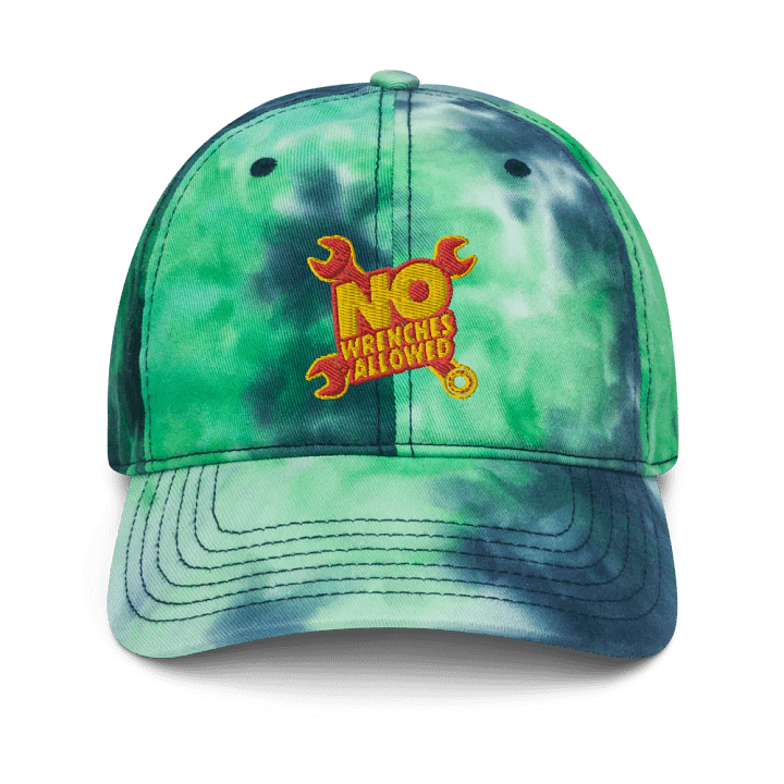 #NoWrenchesAllowed Tie-Dye Classic Hat product image (1)
