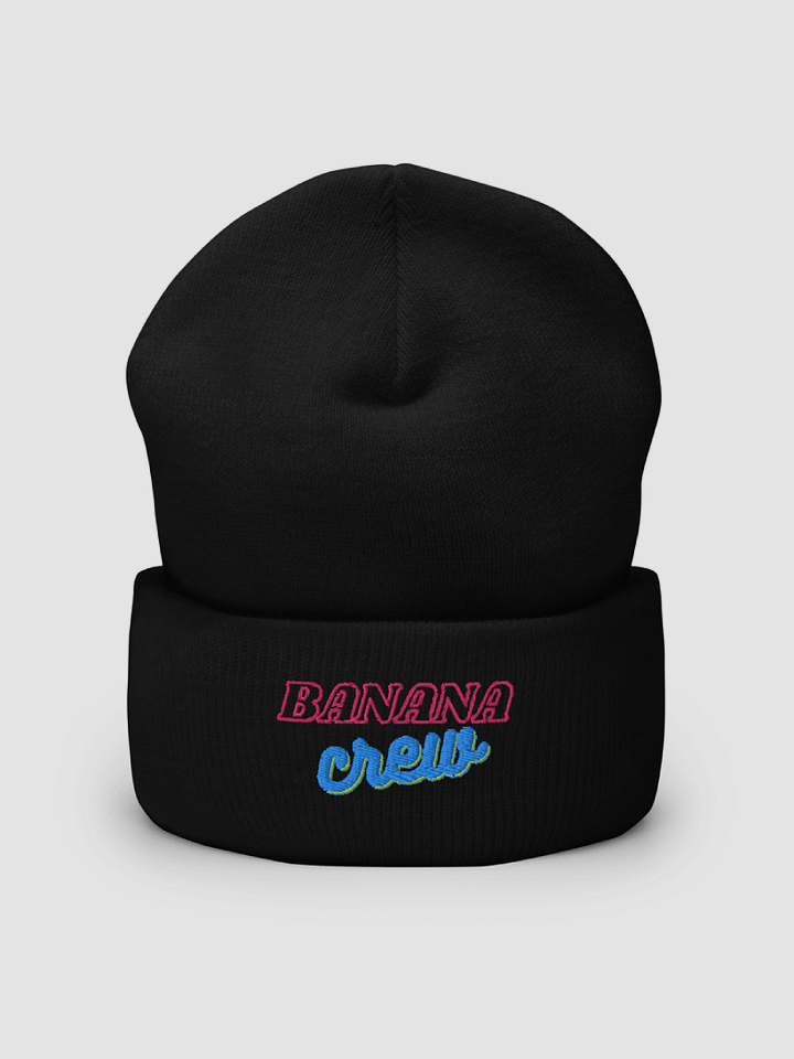 [bananas cheza] Embroidered Cuffed Beanie Yupoong 1501KC product image (1)