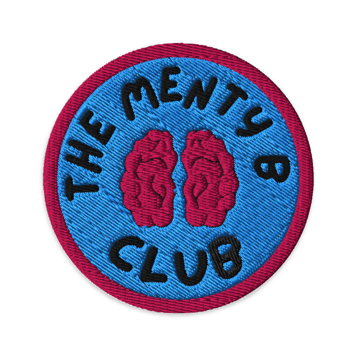 The Menty B Club Patch product image (1)