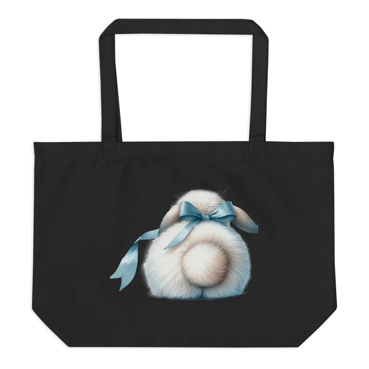 Tote Bag With White Bunny product image (2)