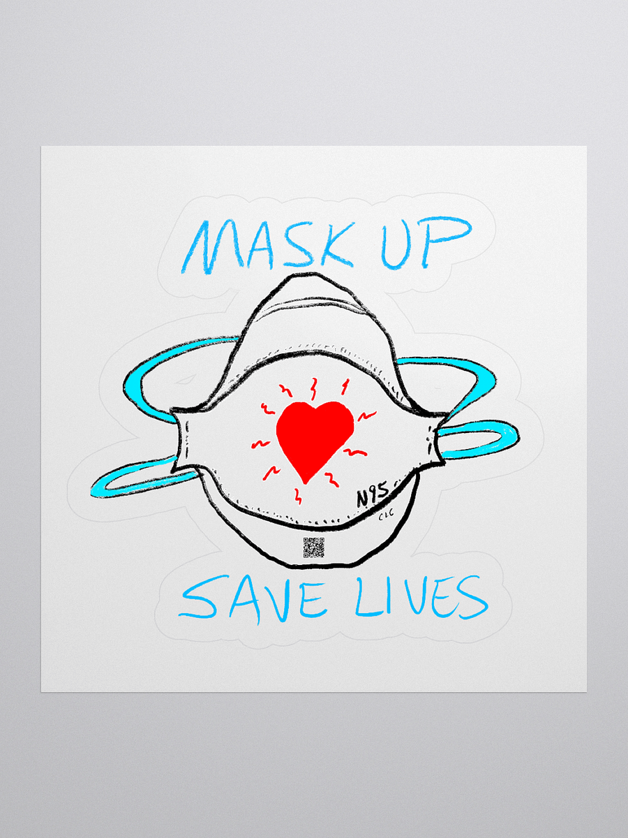 Mask Up Save Lives stickers product image (1)