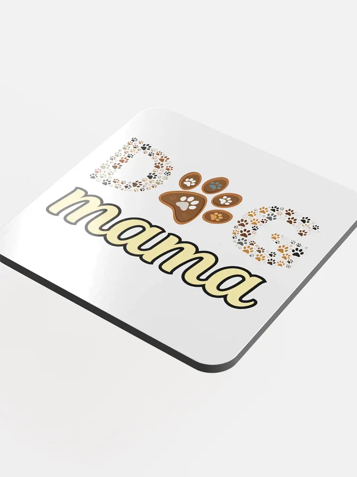 Dog Mama Paw Print Perfection Coaster product image (1)