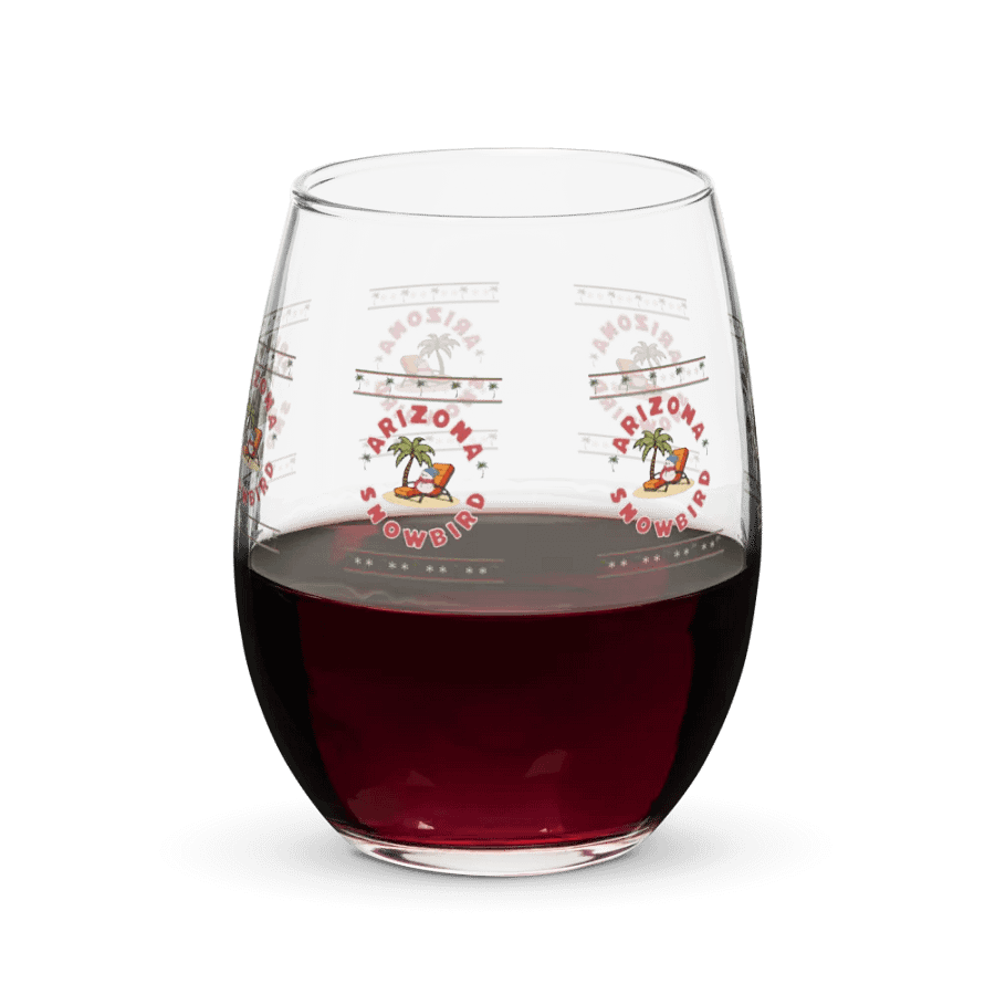 Arizona Snowbird Wine Glass product image (4)