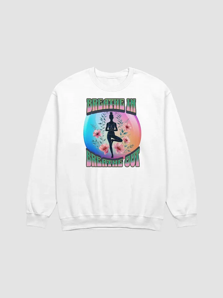 Breathe In Breathe Out Yoga Soft-Spun Classic Crewneck Sweatshirt product image (23)