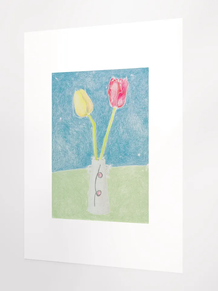 Two tulips print product image (2)
