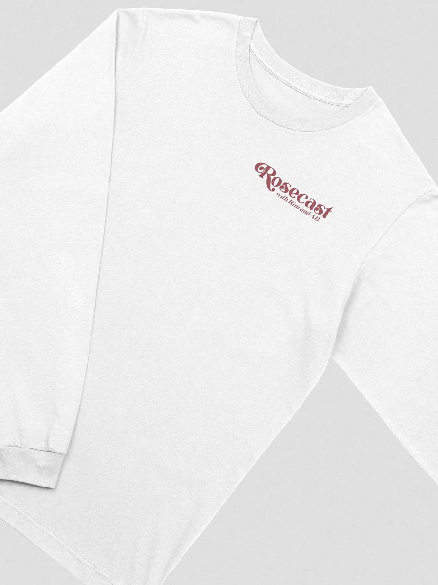 Retro Rose Long-Sleeve T-Shirt (Front and back) product image (1)