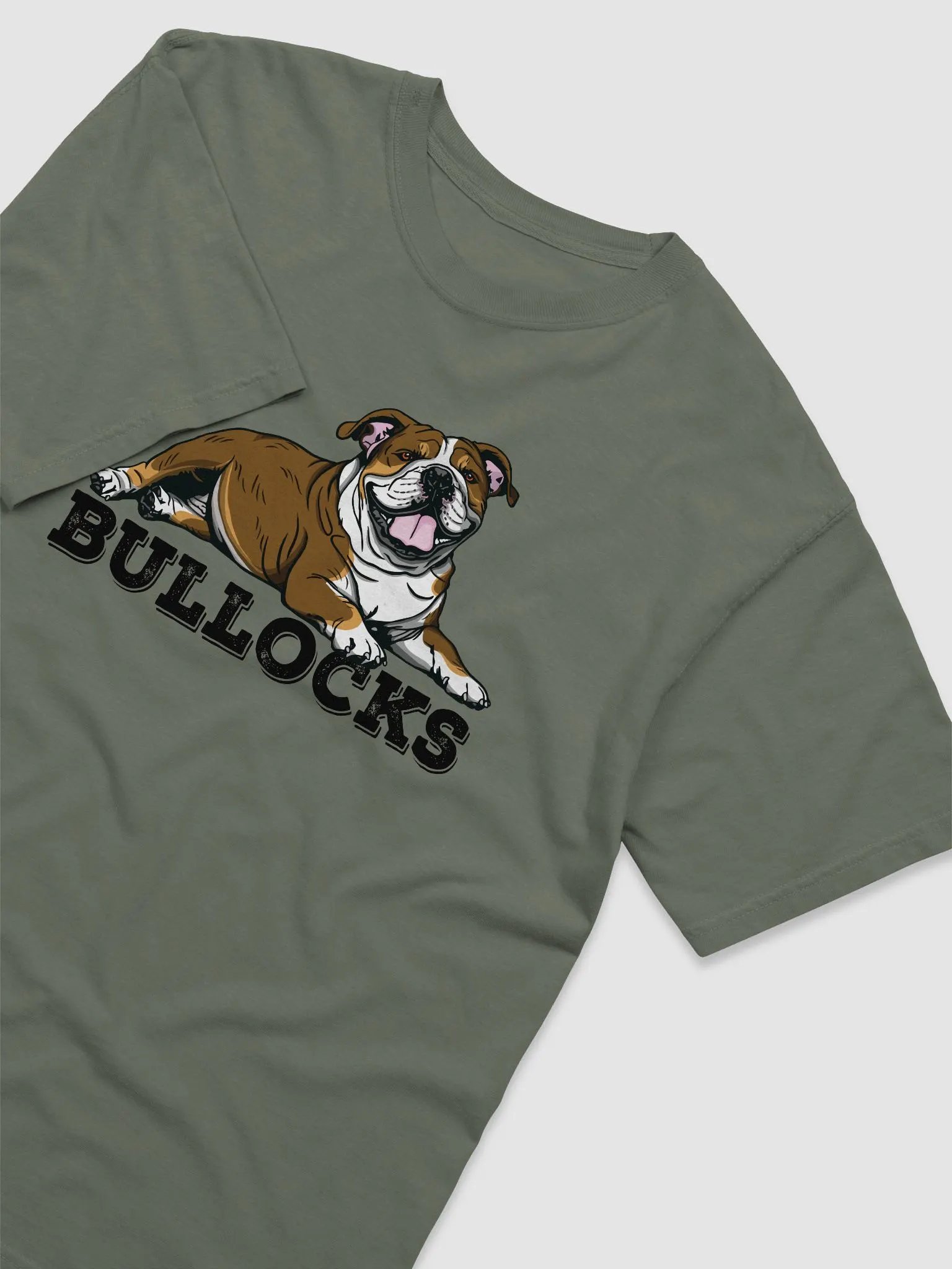 Bullocks T-Shirt of an English Bulldog (Tricolor) | Funny T-Shirt for Bulldog Owners product image (26)