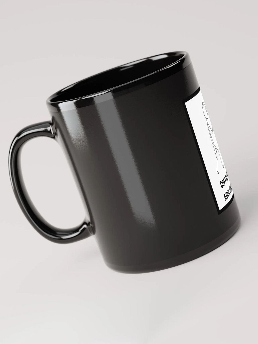 COFFEE BECAUSE ADULTING IS HARD- Glossy Coffee Mug product image (4)
