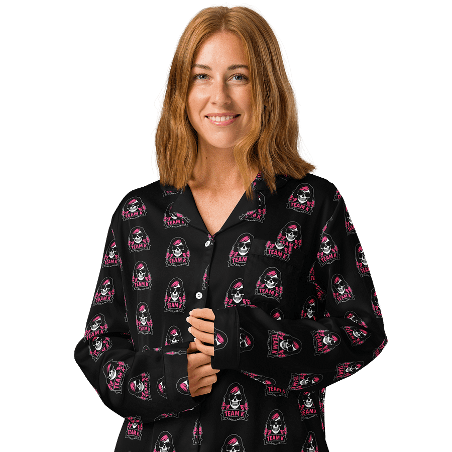 TEAM K (V-6) Women's Long Sleeve Pajama Top product image (3)