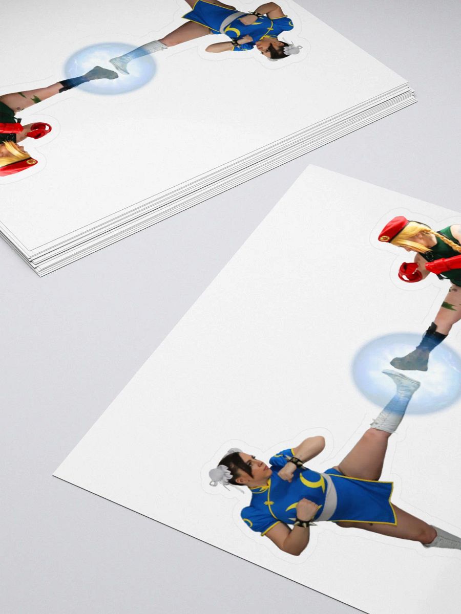 Chun Li x Cammy KissCut Sticker product image (11)