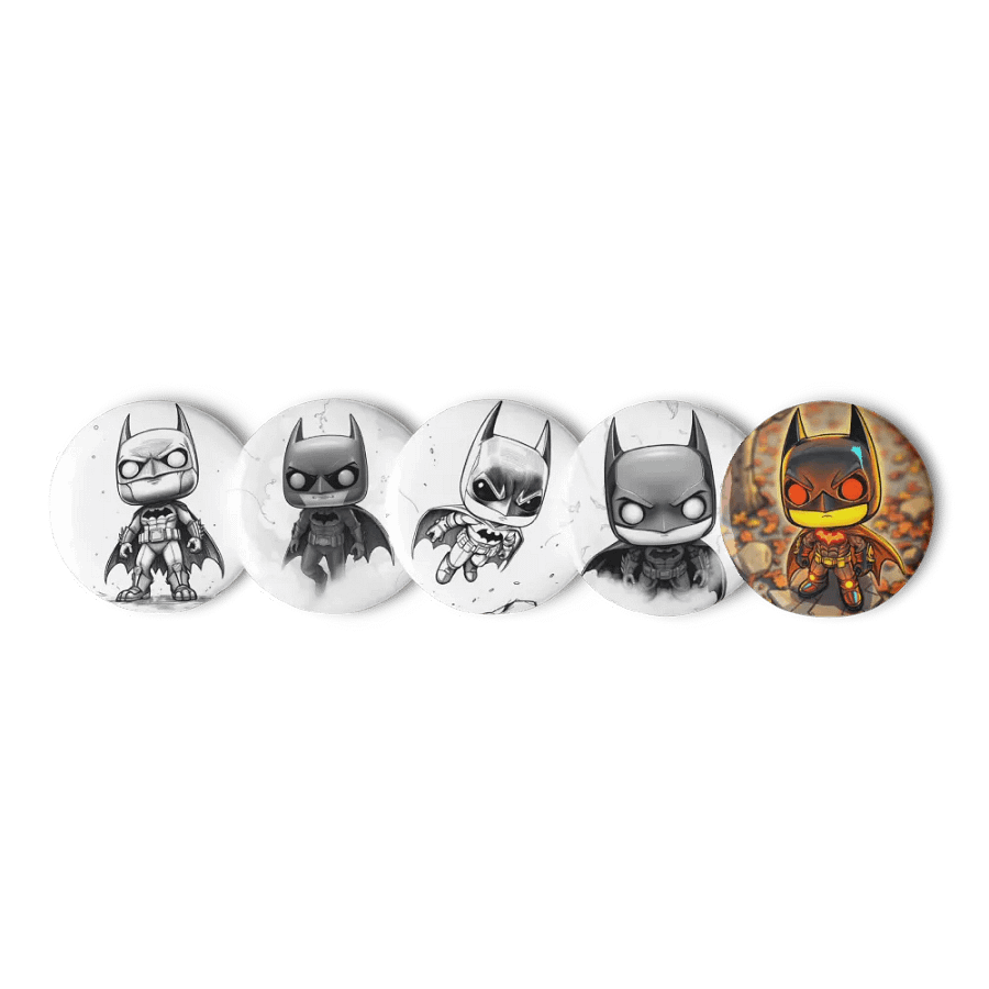 Pinnacles Sketch Its B & W Bat Pin Collection product image (1)