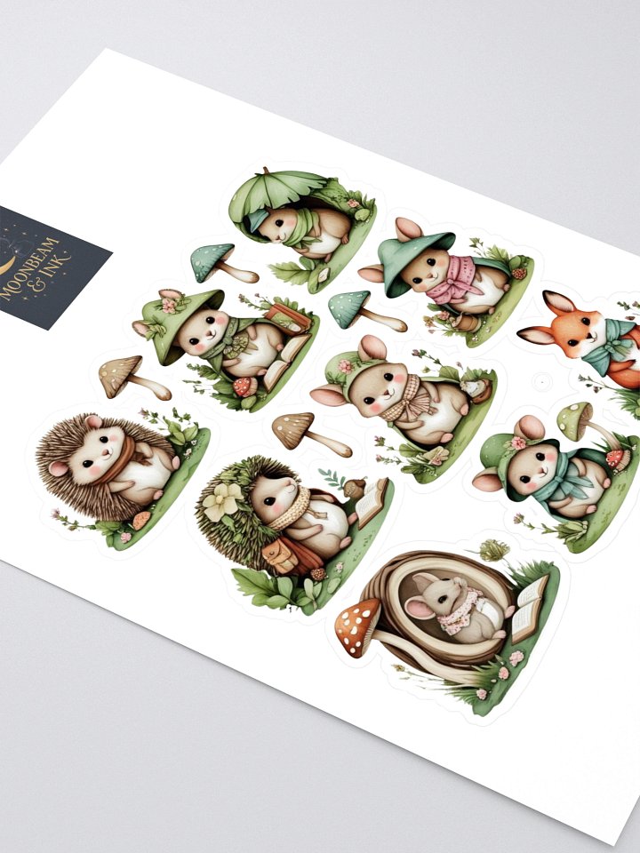 Mossy Forest Friends Sticker Sheet product image (2)