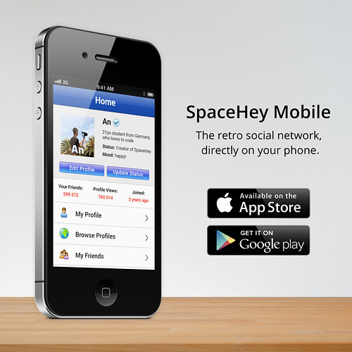 IT IS HERE!! 🥳🥳
In honor of SpaceHey's 3ʳᵈ Anniversary today, we're launching the long-awaited SpaceHey App.

It's called Spa...