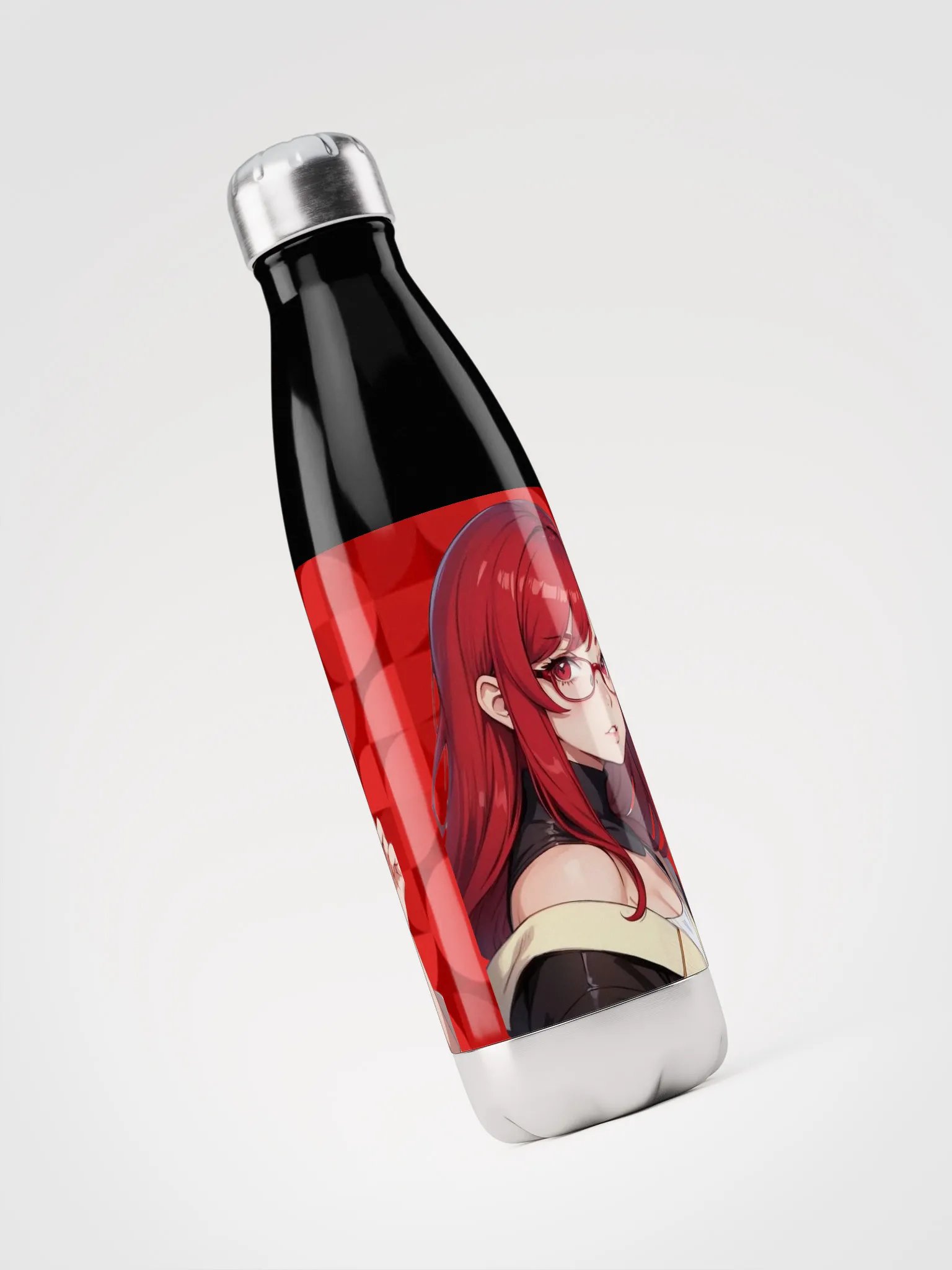 (Red WAIFU) K Stainless Steel Water Bottle product image (3)