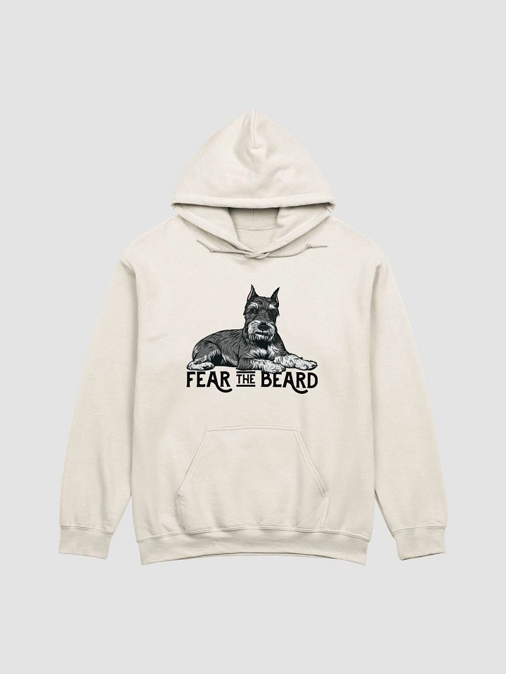 Fear the Beard Hooded Sweatshirt of a Schnauzer(Cropped) | Funny Hoodie for Bearded Dog Paw-rents product image (1)