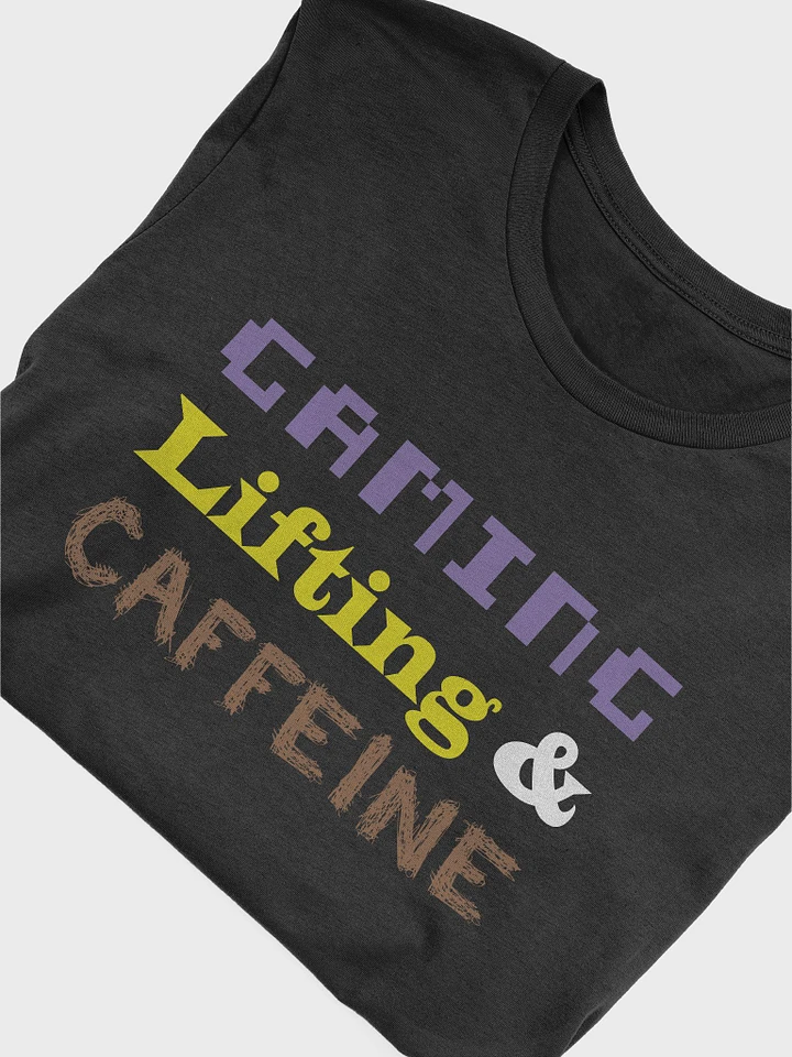 Gaming, Lifting & Caffeine T - Full Color product image (1)