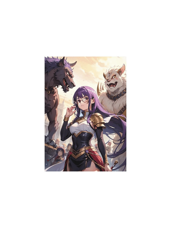 Purple K Warrior Poster product image (1)