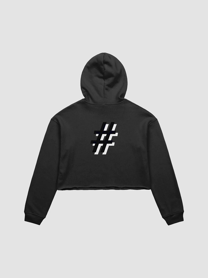 Chic Comfort: #HASHTAG Collection Crop Hoodie product image (16)