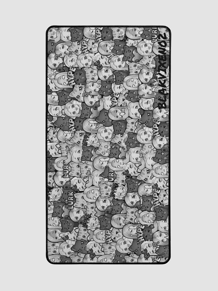 Emote Desk Mat - Blak and White product image (2)