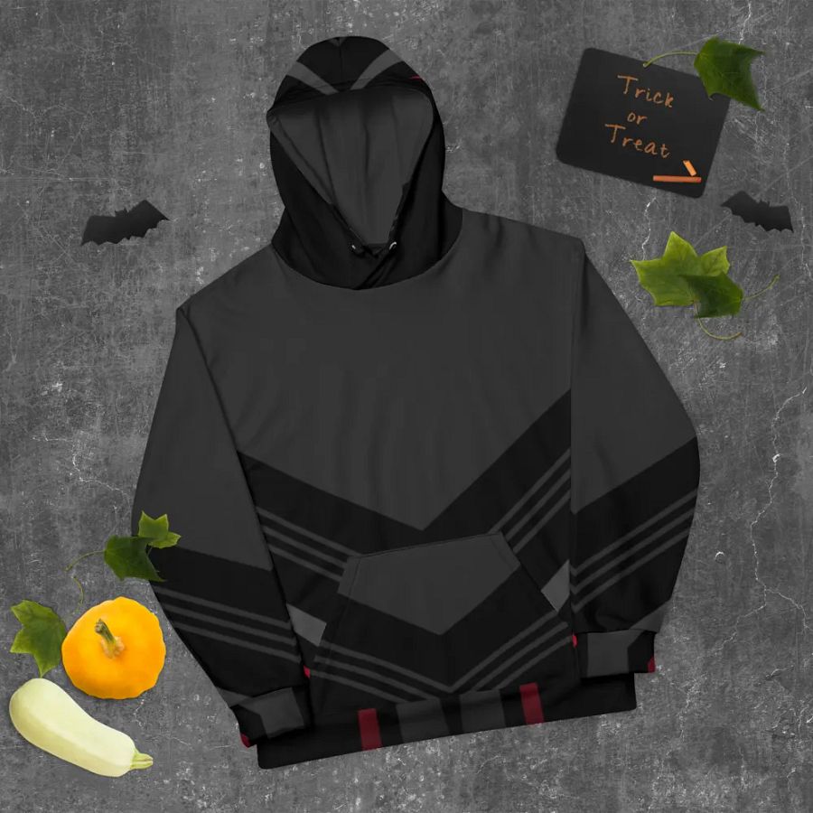 Symmetry in Red Unisex Hoodie product image (9)