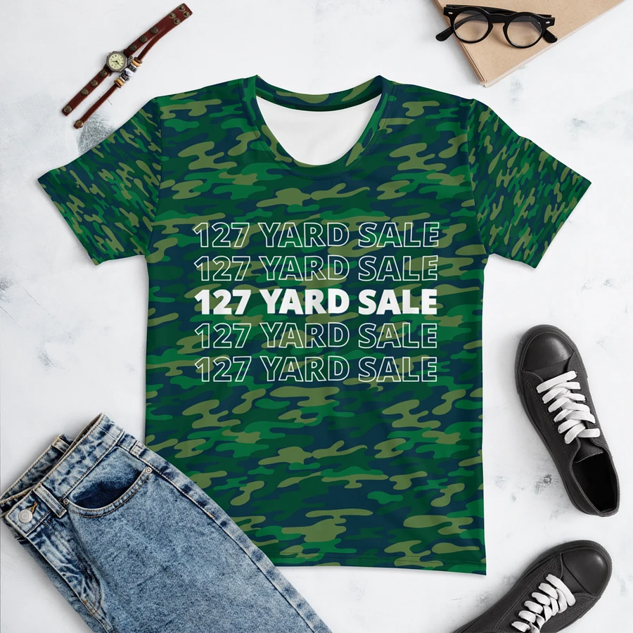 127 Yard Sale (2024) All-Over Camo Print Women's Crew Neck T-Shirt product image (3)