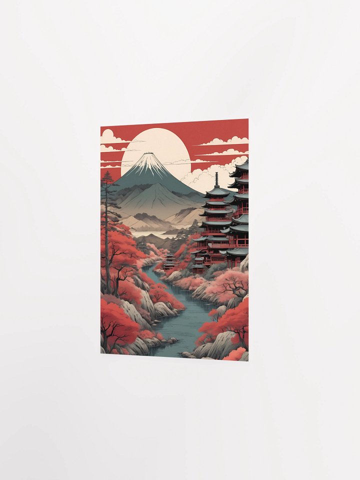 Serene Valley Matte Poster product image (4)