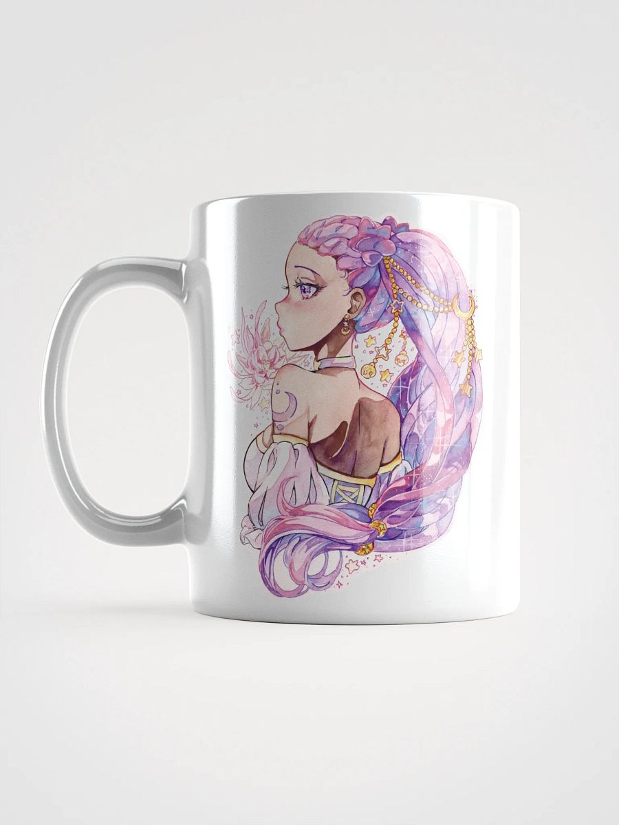 Moonflower White Glossy Mug product image (16)