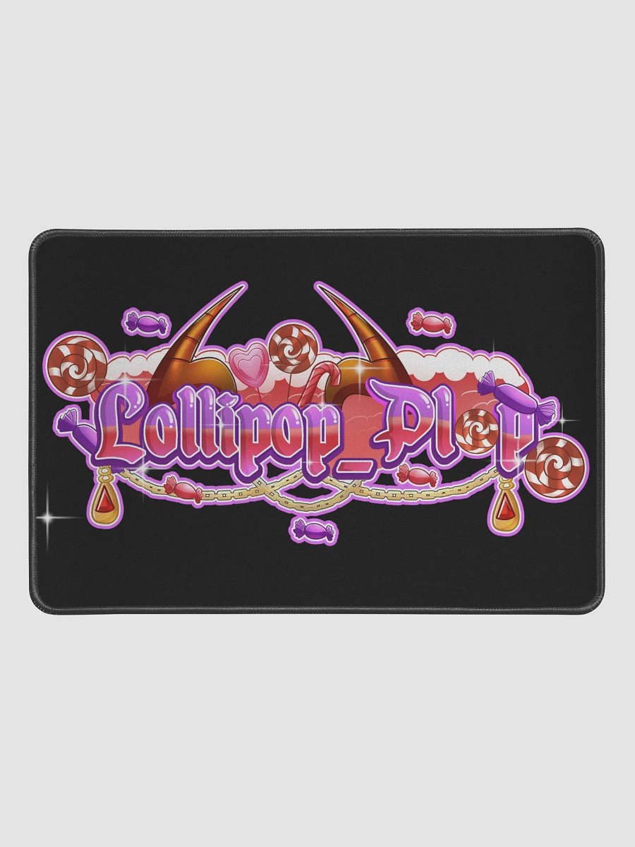 Lollipop Desk Mat Black Small product image (1)