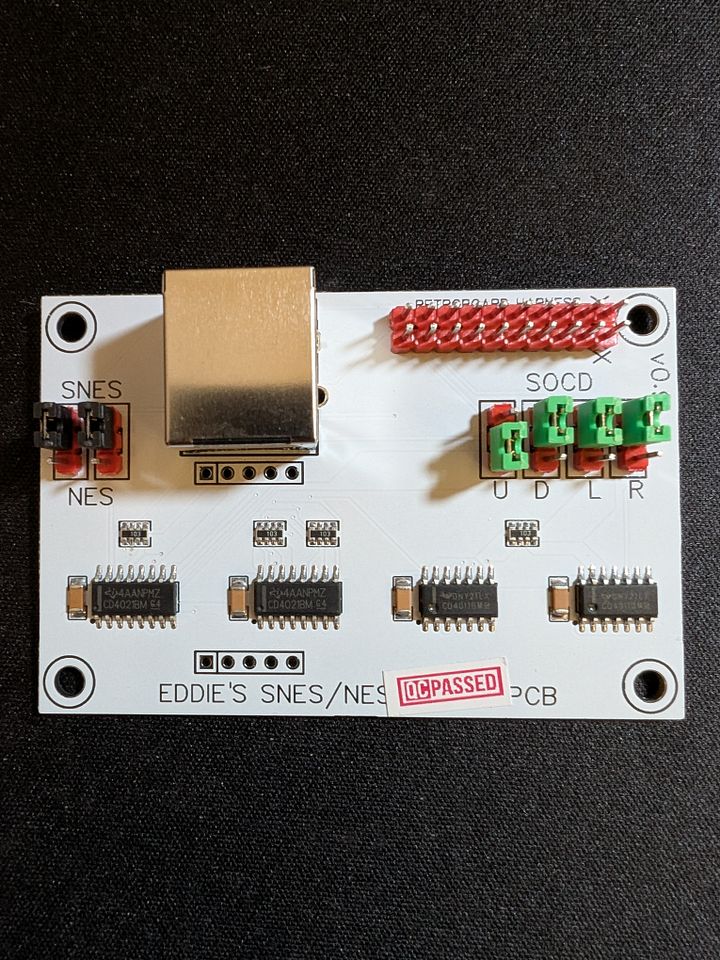 Eddie's SNES Retro Board PCB (WHITE) product image (1)