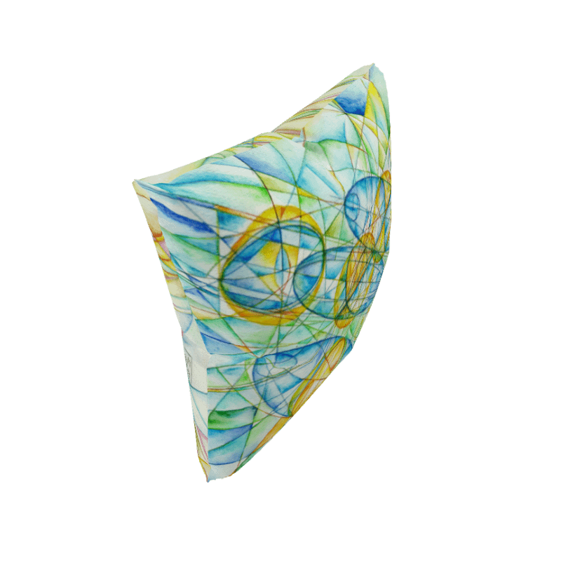 Poinsot's Paper Spaceship 2+3 - Physics of the Gyroscope Pillow product image (3)