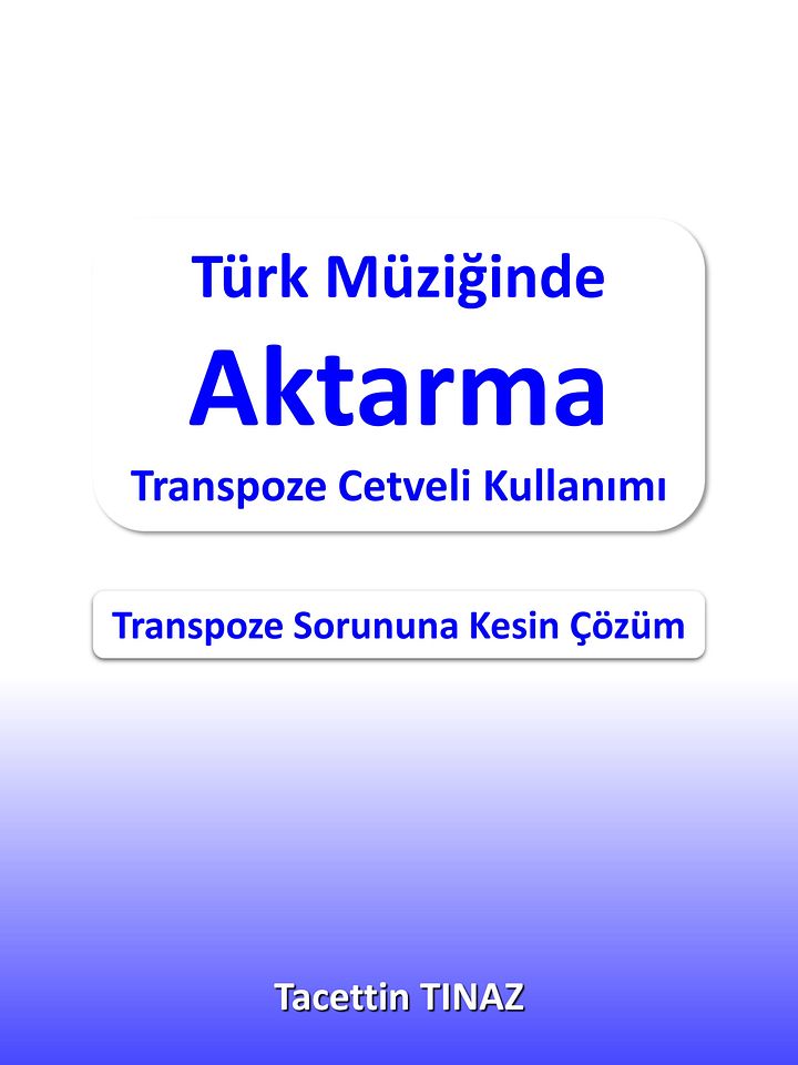 Türk Müziğinde Aktarma (E-Kitap) product image (1)