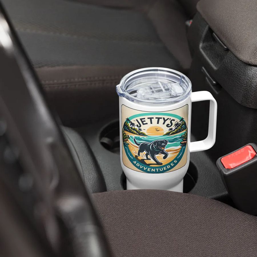 Jetty’s Adventures Logo travel mug product image (7)