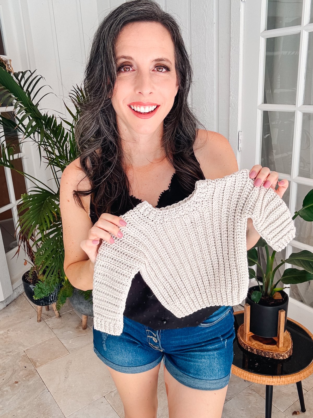 Easy Cuff to Cuff Crochet Child Sweater Pattern - Made in One Piece! product image (10)