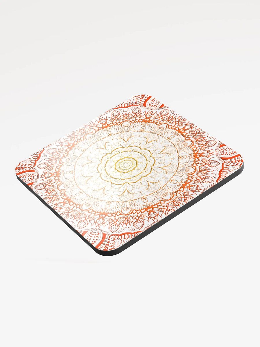 Mandala Harmony Glossed Cork Coaster product image (3)