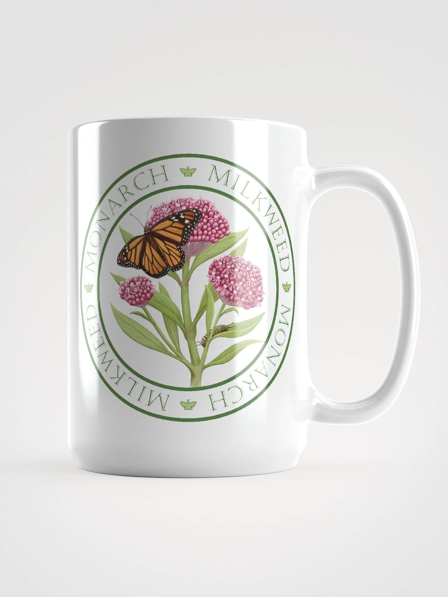 Monarch Milkweed White Mug product image (1)