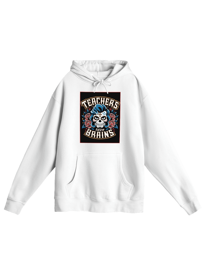 Women "TEACHES LOVE BRAINS" premium pullover hoodie product image (1)