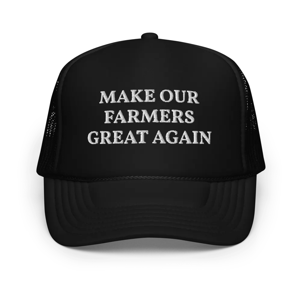 Make Our Farmers Great Again - Embroidered Trucker Cap Hat product image (1)