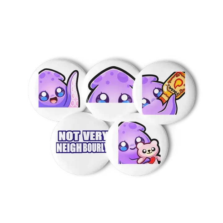 Squid Emote Pin Set [3] product image (1)