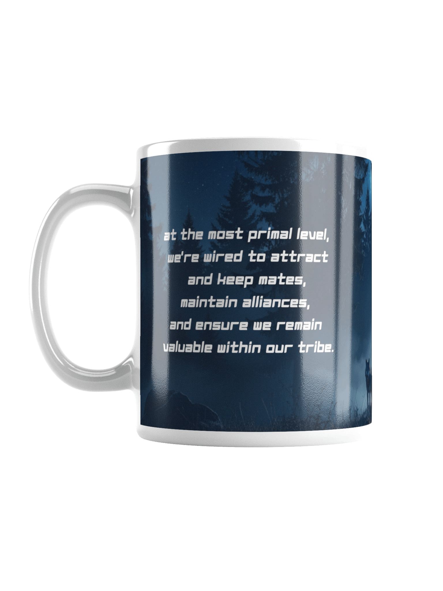 Rise Anyway. Even When They Don’t. Momentum Mug – Wolf Moon product image (4)