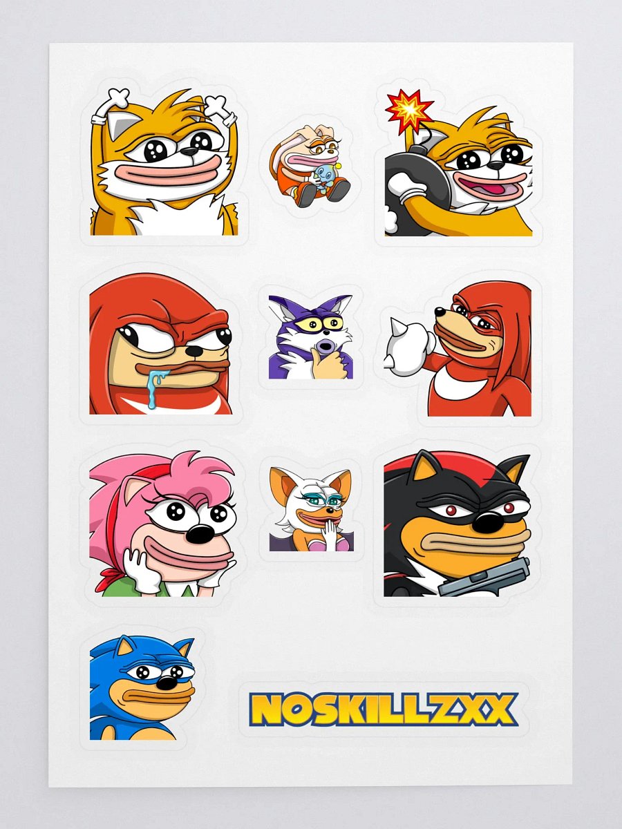 Sonic and Gang Stickers product image (3)