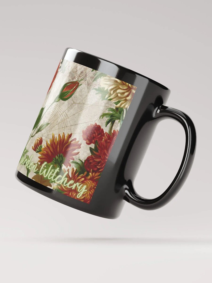 Garden Witchery #1 BLACK GLOSSY MUG product image (2)