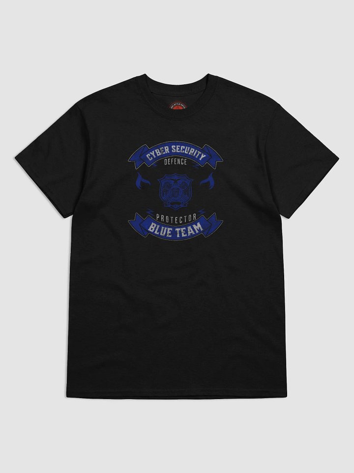 Cyber Security Blue Team Defender's Crest - Gildan Unisex T-Shirt (Heavyweight Classic Fit) - Front Print product image (1)
