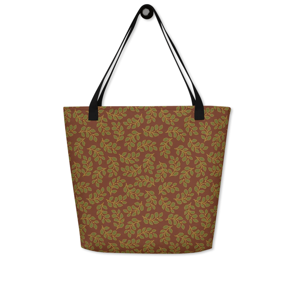 “Scattered Leaves Adrift” Large Tote Bag product image (1)