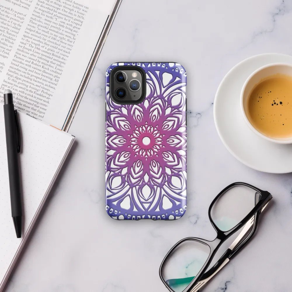 Purple blue mandala Phone case product image (8)